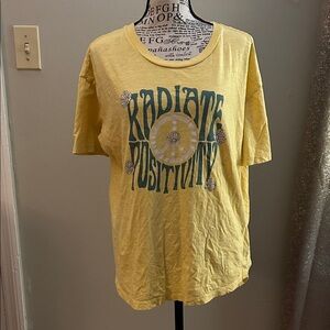 Wildfox Yellow Graphic Tee